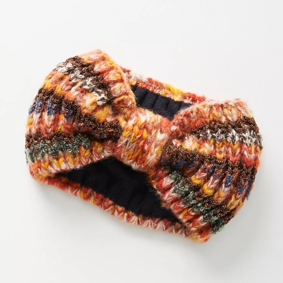 Anthropologie Marisela Shimmer Ear Warmer